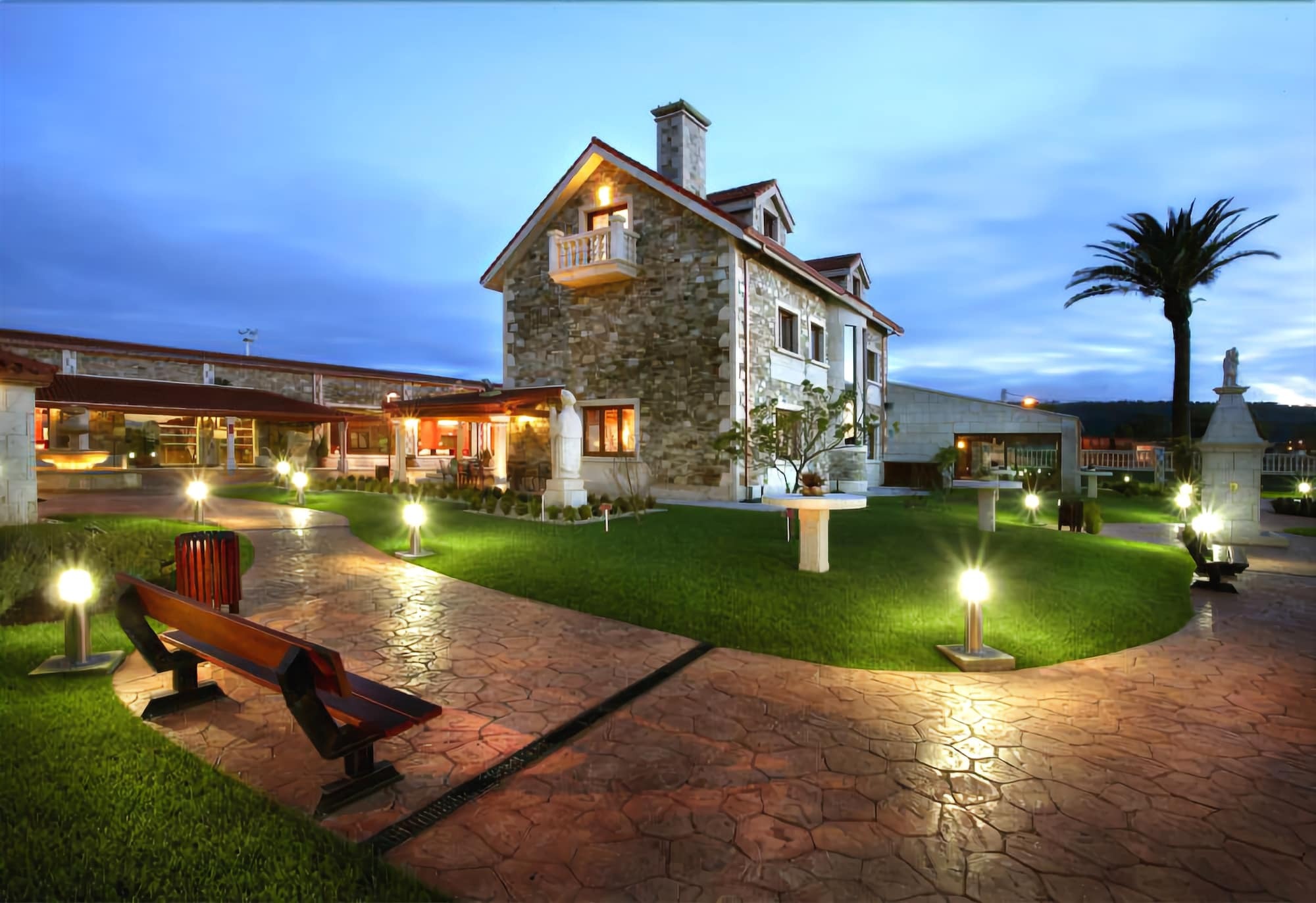 Bed and Breakfast Complejo Aldeola Malpica Exterior foto